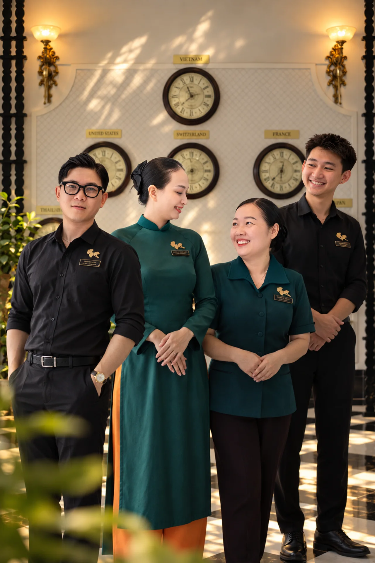 Đội ngũ nhân viên Ginkgo Motel