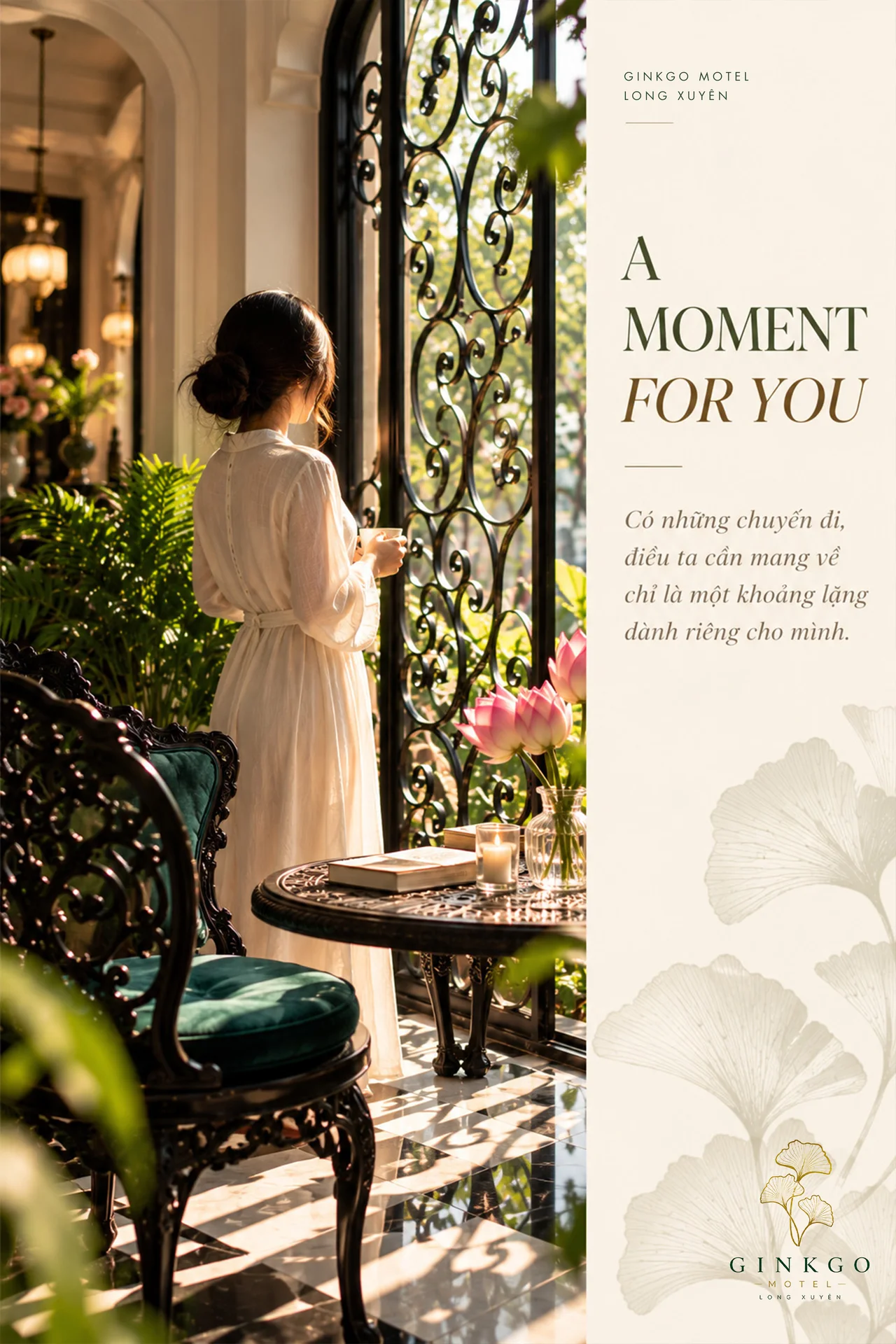 A moment for you — Có những chuyến đi, điều ta cần mang về chỉ là một khoảng lặng dành riêng cho mình.