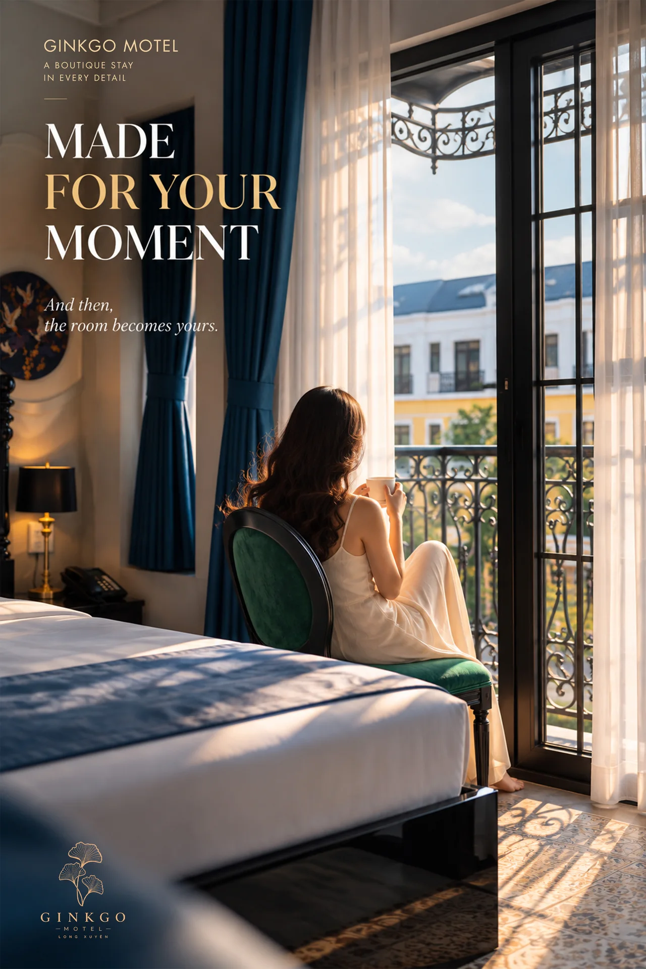 Made for your moment — And then, the room becomes yours.